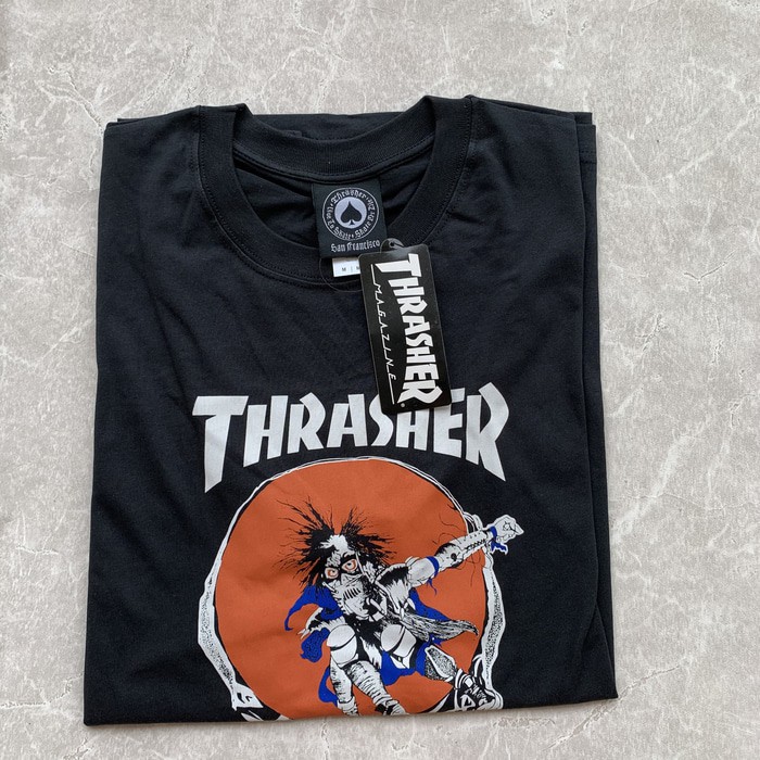 DVS0021 Thrasher Skate Outlaw Tshirt FULLTAG ORI BM