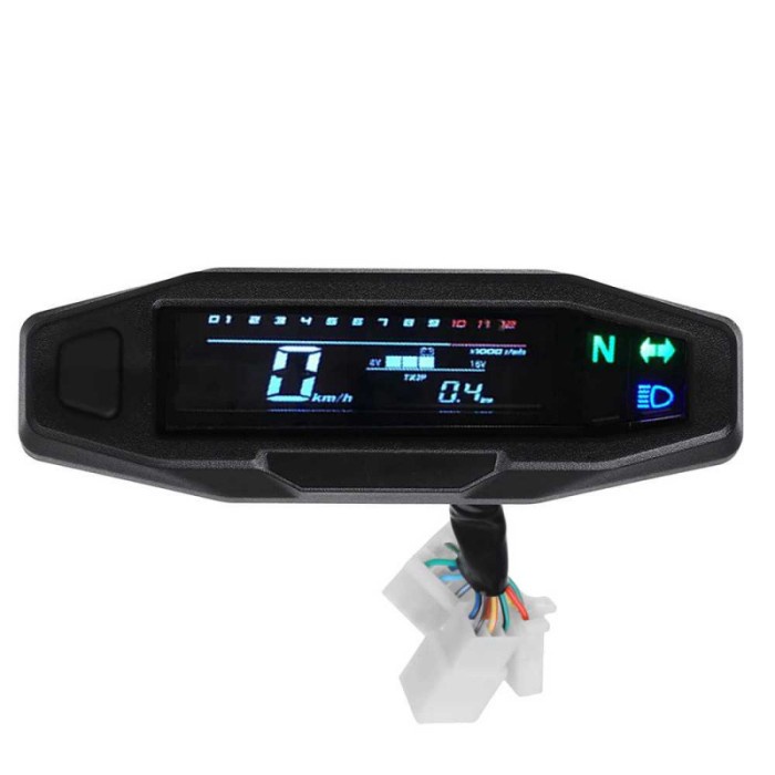 Cuci Gudang Speedometer Digital Motor Odometer with Sensor