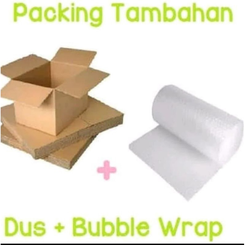 

packing kardus + buble warp