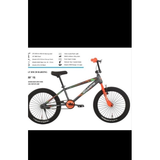 Sepeda Anak BMX Atlantis Barong 20 inch