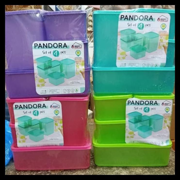 Tupperware Set - Taperware Pandora Original Indonesia - Toples Set