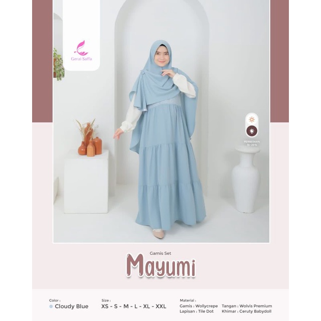Mayumi Gamis Set By Gerai Saffa
