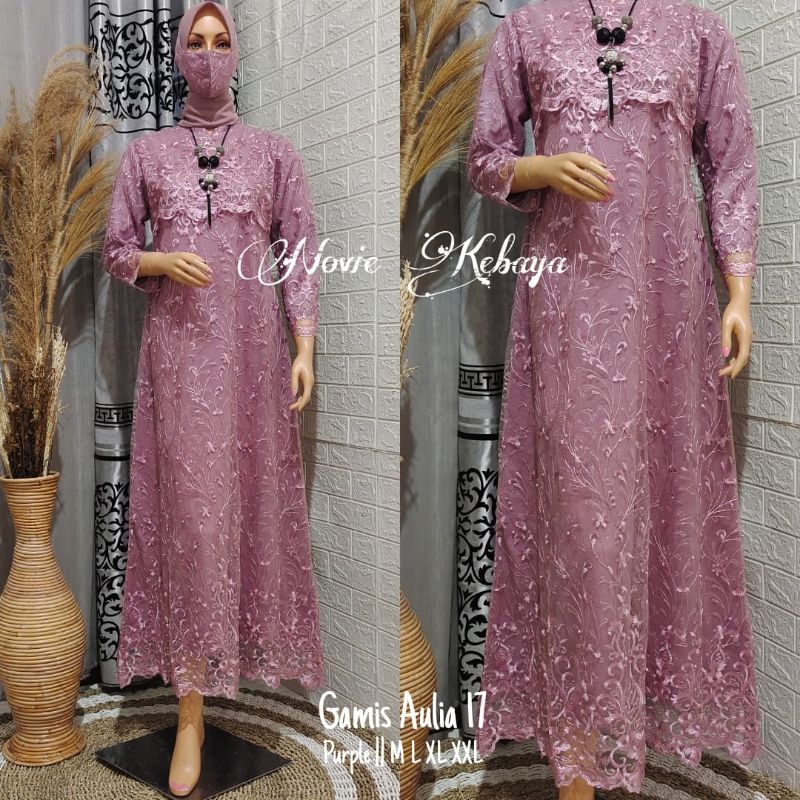gamis aulia 17 / gamis Aulia terbaru / gamis pesta terbaru / gamis tile doty / gamis doty gamis tutu