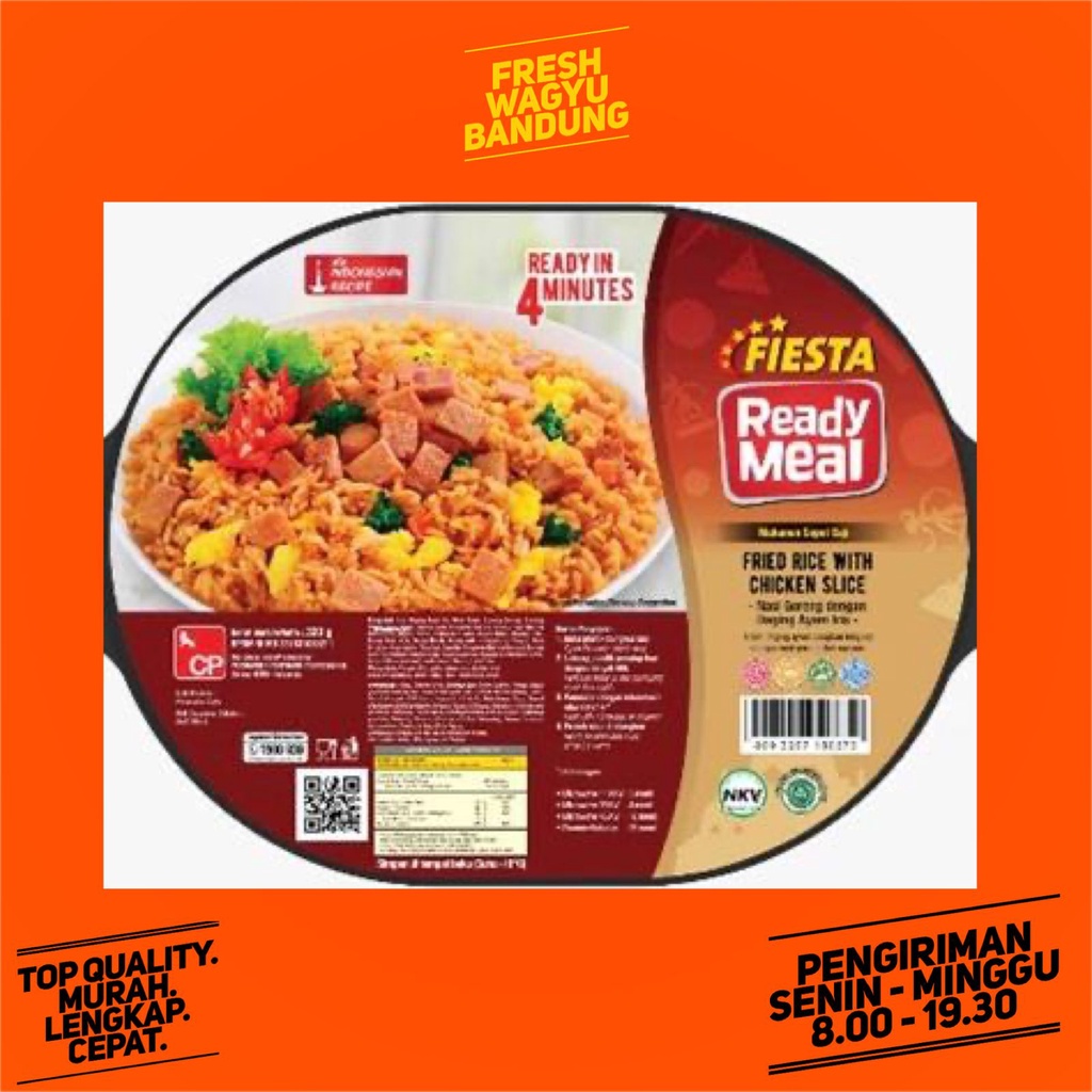 

FIESTA READY MEAL NASI GORENG AYAM IRIS Fried Rice With Chicken Slices Instan 320g