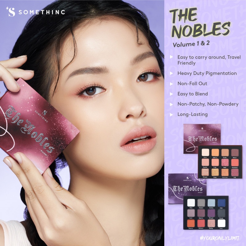 SOMETHINC THE NOBLES Eyeshadow Palette - Volume 2 - Eyeshadow Glam Look