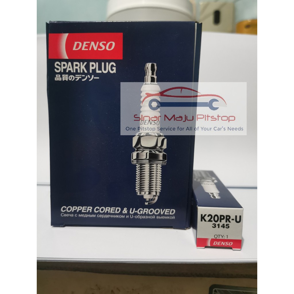 Busi Mobil DENSO K20PR-U - DAIHATSU XENIA VVT-i / DAIHATSU XENIA1.0 / DAIHATSU ZEBRA EFI