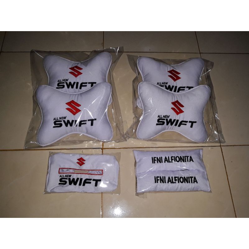 aksesoris interior mobil Suzuki Swift bantal mobil Swift