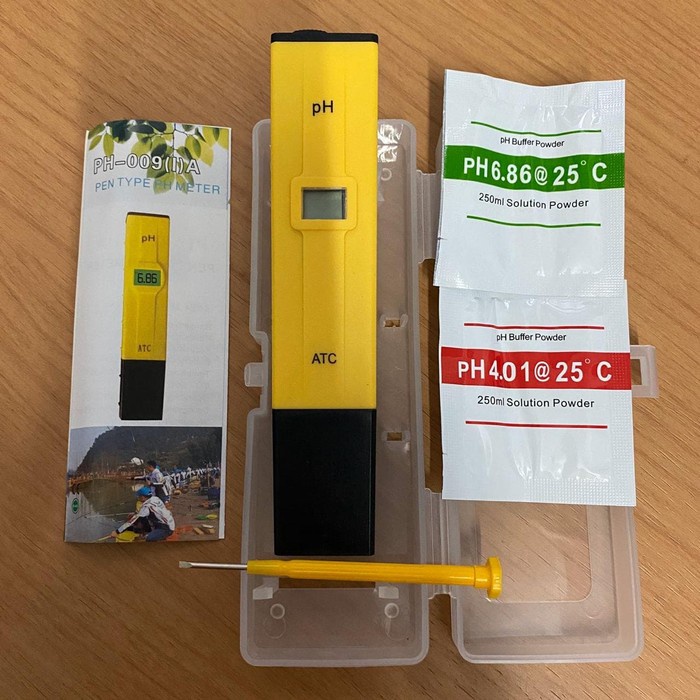PH Meter PH Digital Tester PH Ukur Keasaman Cairan Air -kuning