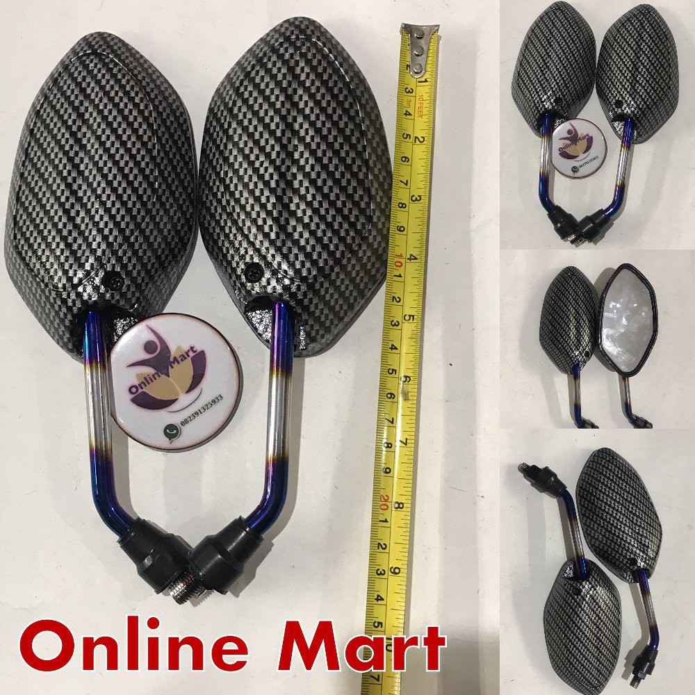 spion karbon honda twotone beat vario spacy supra revo dll
