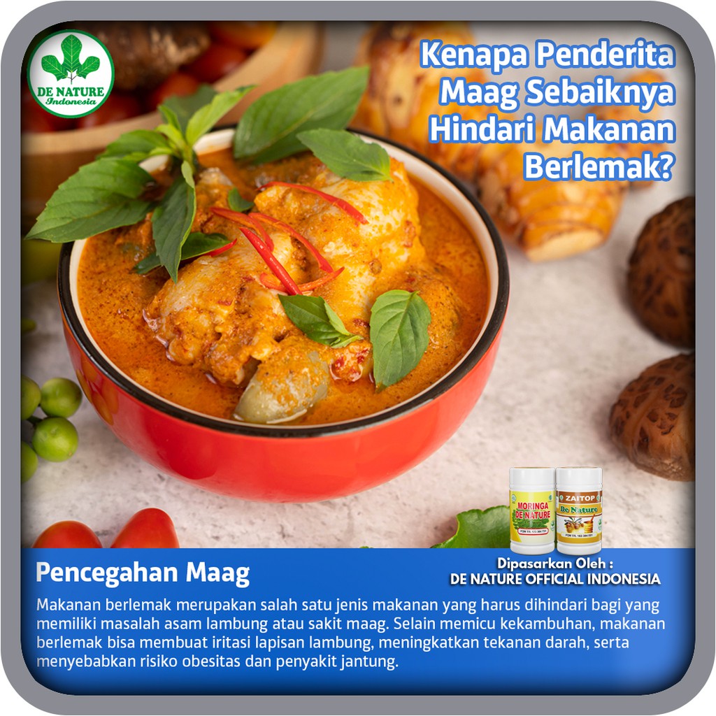 Paket Obat Maag Asam Lambung Herbal Denature - Moringa + Zaitop - DE NATURE OFFICIAL INDONESIA-6
