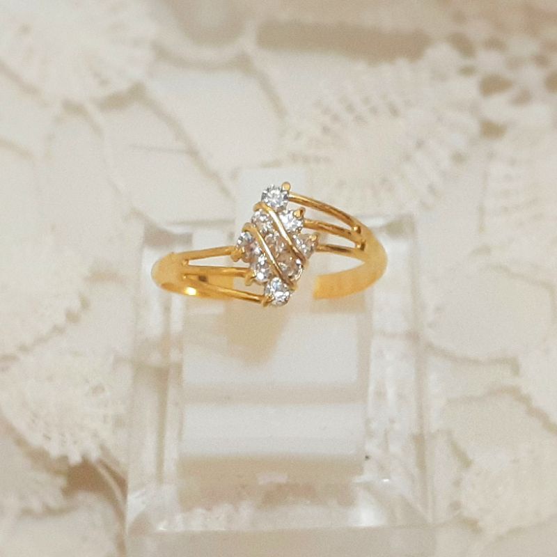 Cincin Wajik Putih Emas Muda 1 gr