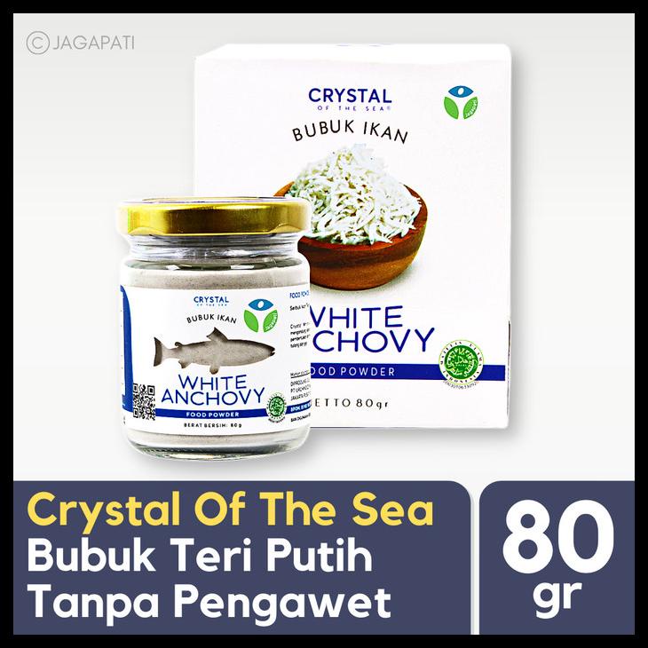 

[READY STOCK] CRYSTAL OF THE SEA - WHITE ANCHOVY POWDER 80GR - BUBUK IKAN TERI