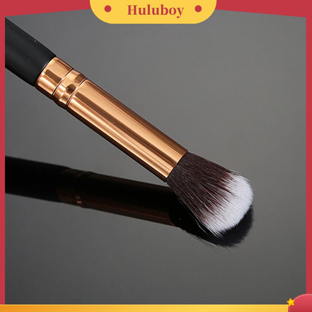 Huluboy Huluboy♡ 12pcs / Set Brush Kosmetik / Makeup Pro Untuk Foundation, Bedak, Eyeshadow, Eyeliner, Bibir