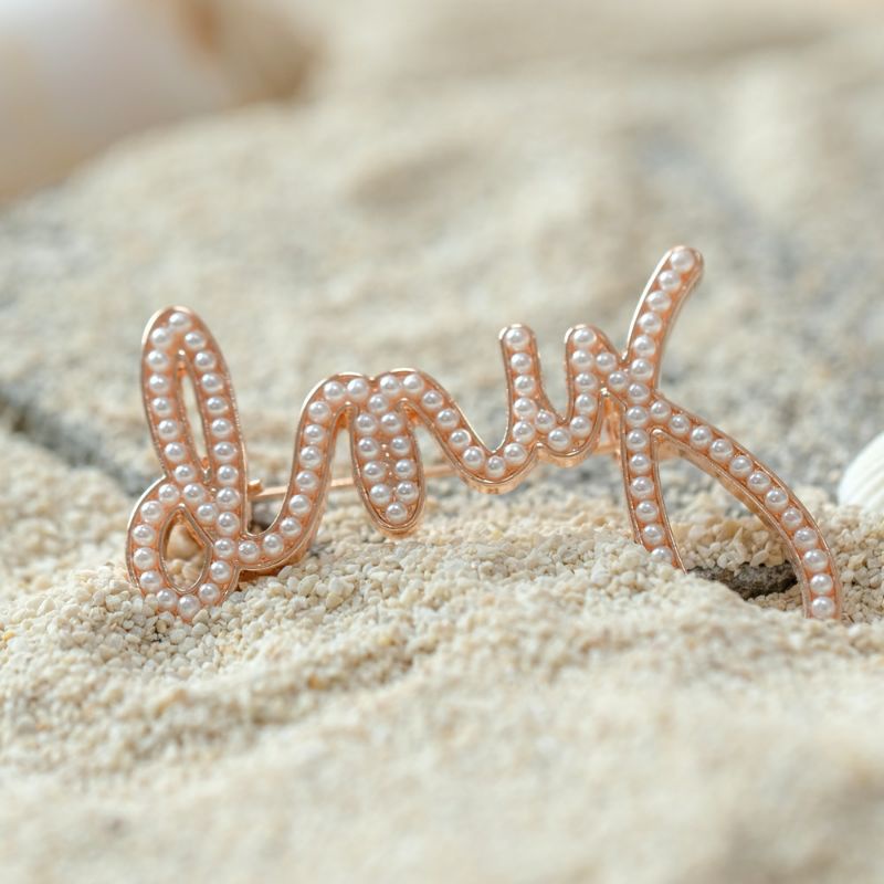 BROOCH DEENAY DAVIRA ROSEGOLD (S)