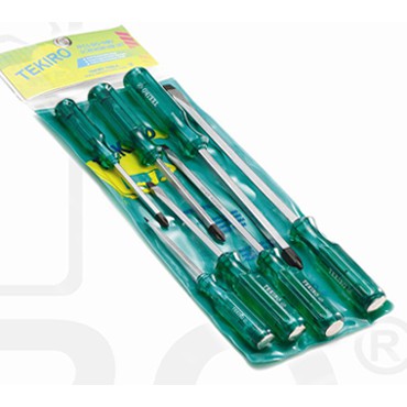 Tekiro Go-Thru Obeng Set isi 7 Pcs / Obeng Go Thru - Original Tekiro