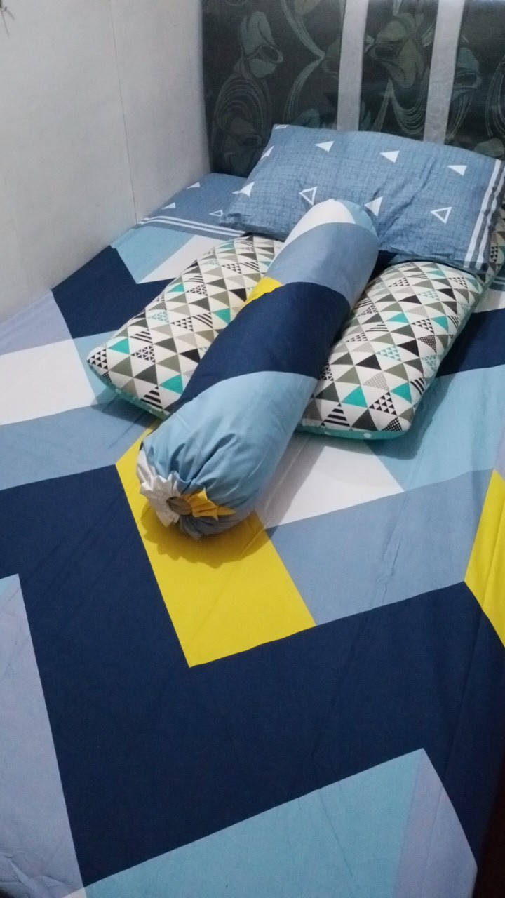 Sprei Vito Disperse Tinggi 30 Motif Minimalist Kenzo Tree Blue Pink Rockstar