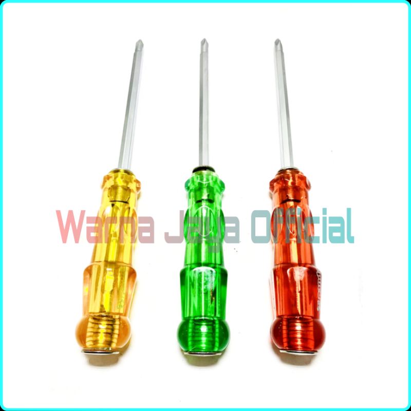 Obeng BB Bolak Balik With Ketok Plus + Min - 4" Inch Good Quality Murah Bermanfaat Obeng Bolak Bulak