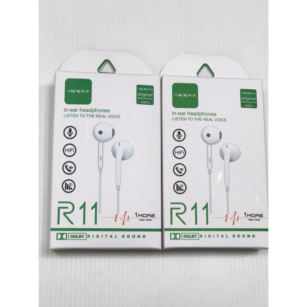EARPHONE OPPO R11 CHAMPION Handsfree R11 Brand Suara Jernih Harga Murah Earphone R11 Brand