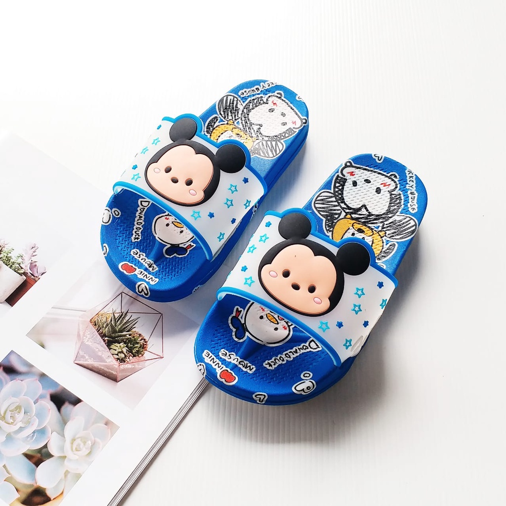 HappyOliver BABYTSUM anak Sandal slop anak laki perempuan cewek import