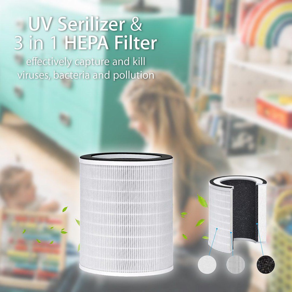 Notale Air Purifier with HEPA UV Sterilizer Penyaring Pembersih Udara