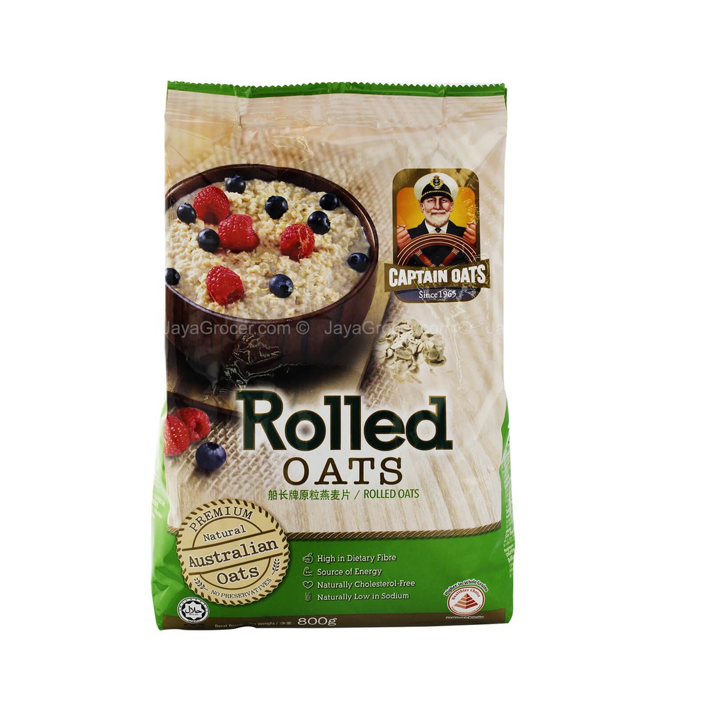 

CAPTAIN OATS ROLLED OATS 800GR