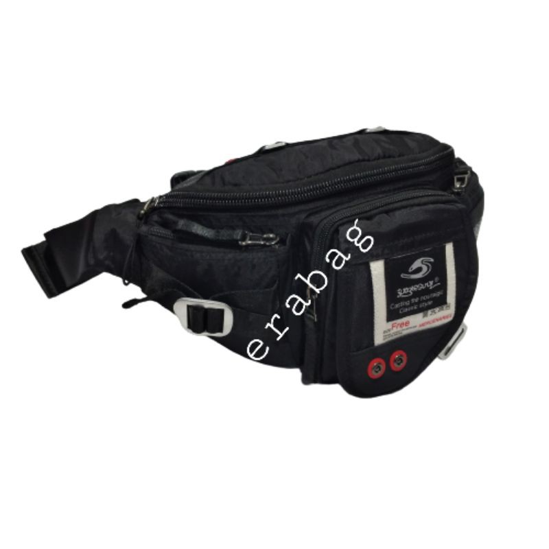 JUNGLESURF TAS PINGGANG WAISTBAG BY ALTO 04531J HITAM