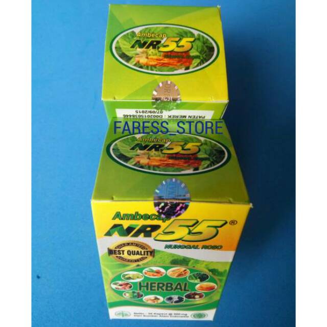 Ambecap nr 55 isi 30 kapsul obat herbal alami original nunggal roso nr55-2