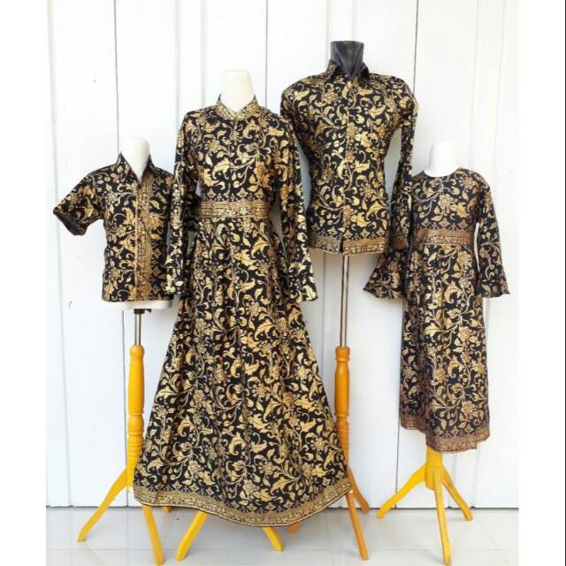 Couple Famili Ayah,Ibu,Anak Cewex,Anak Cowox Original Batik Pekalongan