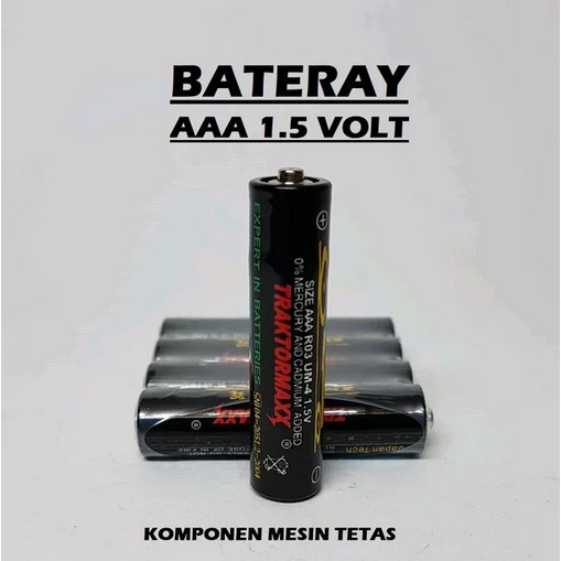 Bateray Baterai AAA A3 1.5V Alkaline