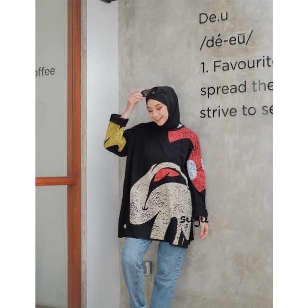 TSHIRT OVERSIZE MICKEY BY SUJU // KAOS SUJU VIRAL