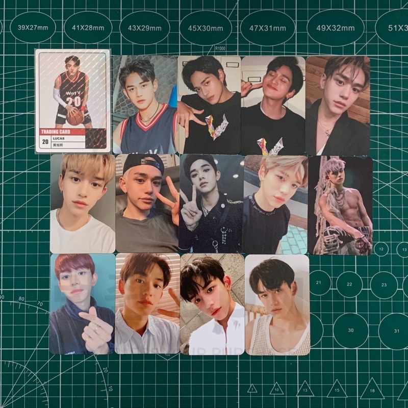 [Ready Stock] Photocard PC Lucas WayV NCT Deco Tattoo Sticker Luggage MD by Ten Awaken The World ATW