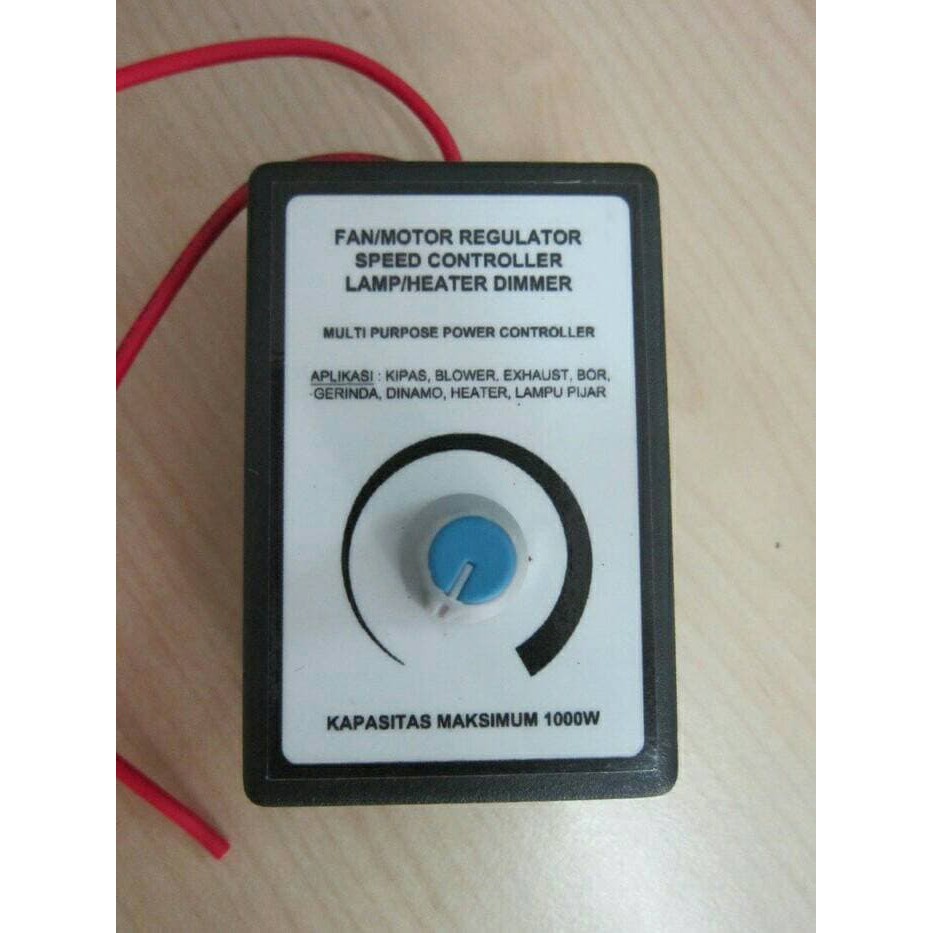 Saklar - Perlengkapan Listrik - Saklar Broco Dimmer Ac 220V 1000W Pengatur Motor Listrik, Gerinda,