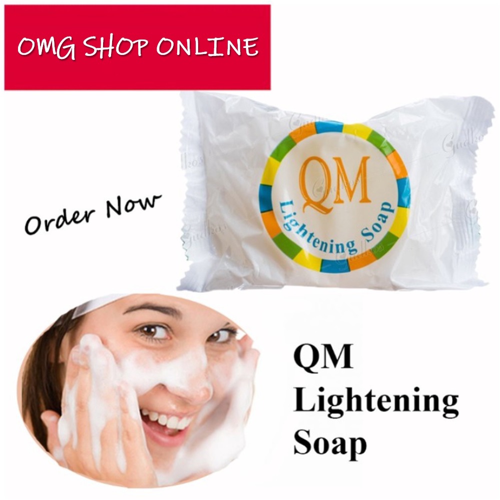 Termurah !! Sabun QM Glowing Original BPOM Brightening Soap / QM Sabun Pemutih Badan Permanen Pria Wanita / Sabun Pemutih Wajah / Sabun Pemutih Kulit Ketiak Selangkangan – Skincare Sabun Pemutih Badan Pria Wanita