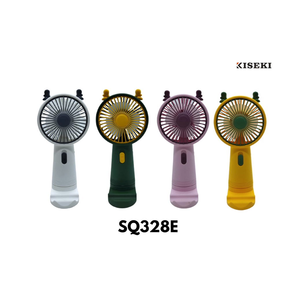 Kiseki Mini Fan SQ328E/ Kipas Angin Portable/ Kipas Angin Genggam