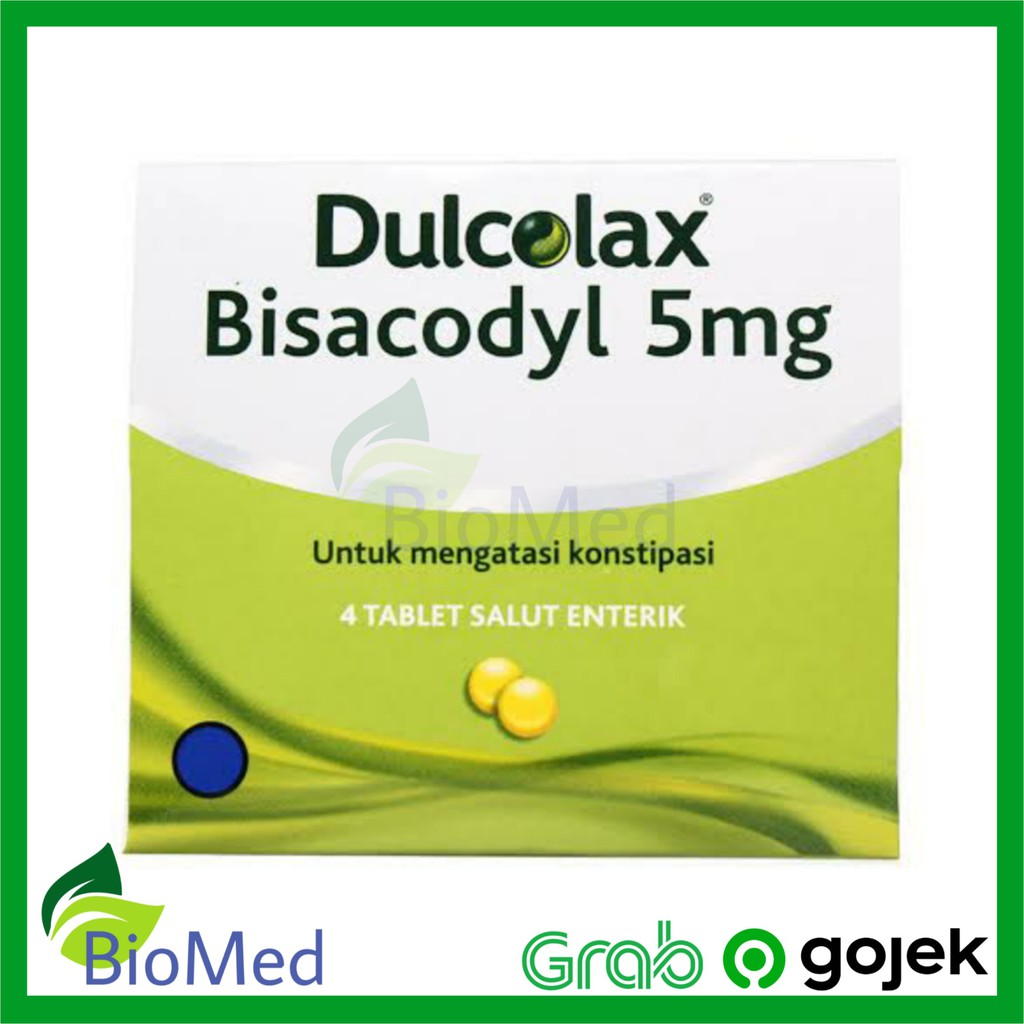 DULCOLAX TABLET isi 4 - Obat Konstipasi Sembelit Sulit BAB