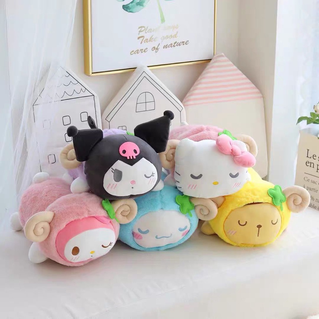 BONEKA KUROMI HELLO KITTY MELODY CINNAMOROLL POMPOMPURIN PURIN KOSTUM DOMBA IMPOR