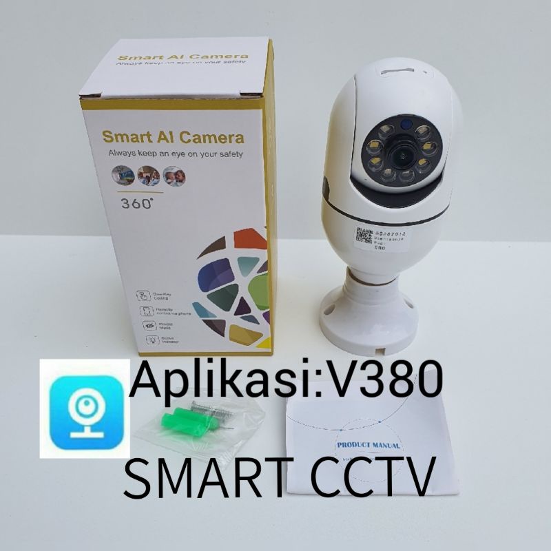 IP CAMERA CCTV BOHLAM V380 A9 / IP KAMERA CCTV  PTZ  LAMPU WIRELESS WIFI 5MP 1080P