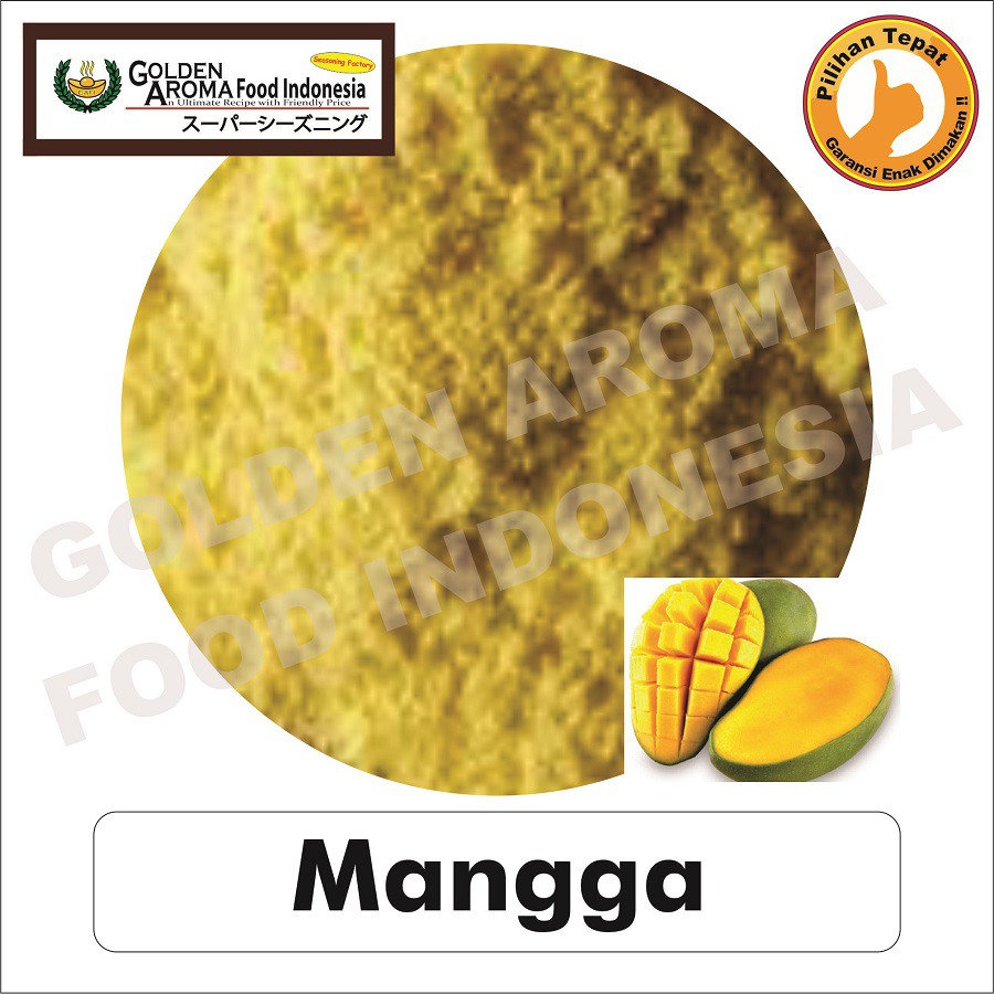 

Bubuk Minuman / Bumbu Tabur Serbaguna Enak Murah Halal Rasa Mangga 100Gr