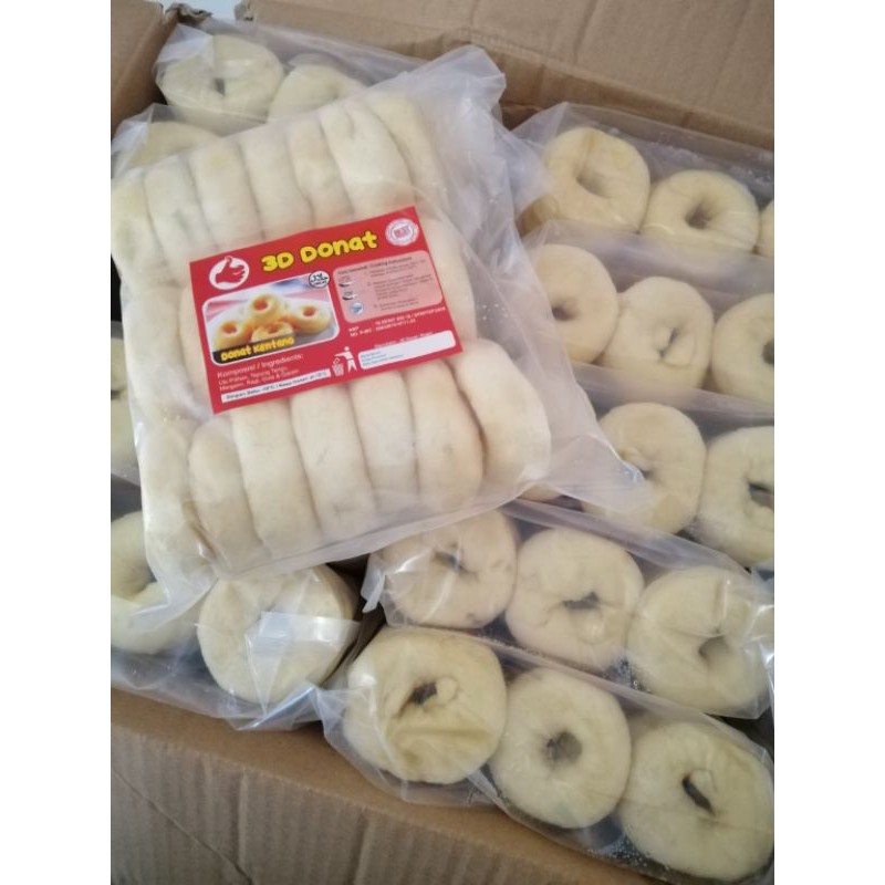 

Donat Edo 3D kentang dan Ubi Ungu isi 20pcs/ frozen food bogor donat frozen cemilan beku donat jadul