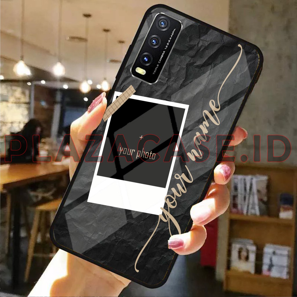 Custom Softcase Glass [K75] for Y20 RENO 4F V20 V20 SE REDMI 9C A53 C17 RENO 4 REALME 7i Y30 A31 A73