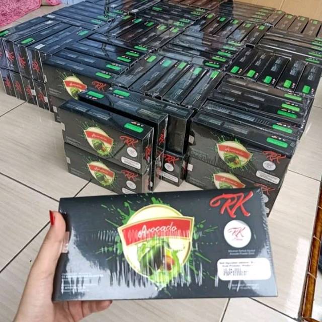 RK VIT AVOCADO minuman penurun berat badan ampuhh+pemutih sekuruh tubuh