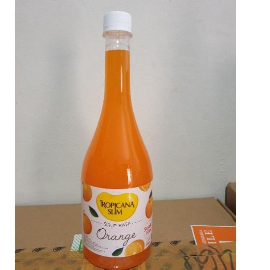 

TERLARIS BRANDS FESTIVAL Tropicana Slim Sirup Orange Syrup Jeruk 750 ML Less Sugar