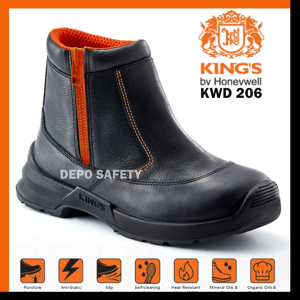 Sepatu Safety KING'S KWD 206X By Honeywell ORIGINAL - Safety Shoes Kings KWD 206X Berkualitas