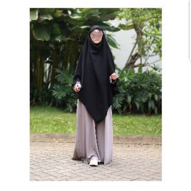 Khimar arwa jetblack Aauf store