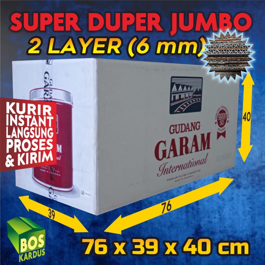 kardus dus kotak packaging packing paking penyimpanan bekas rokok roko besar pindahan jumbo 2ccb