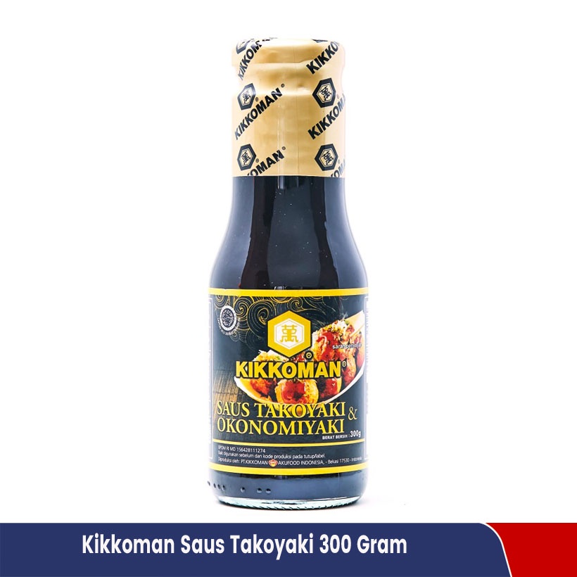 

Saos Takoyaki Saus Okonomiyaki kikkoman Halal 300 Gram