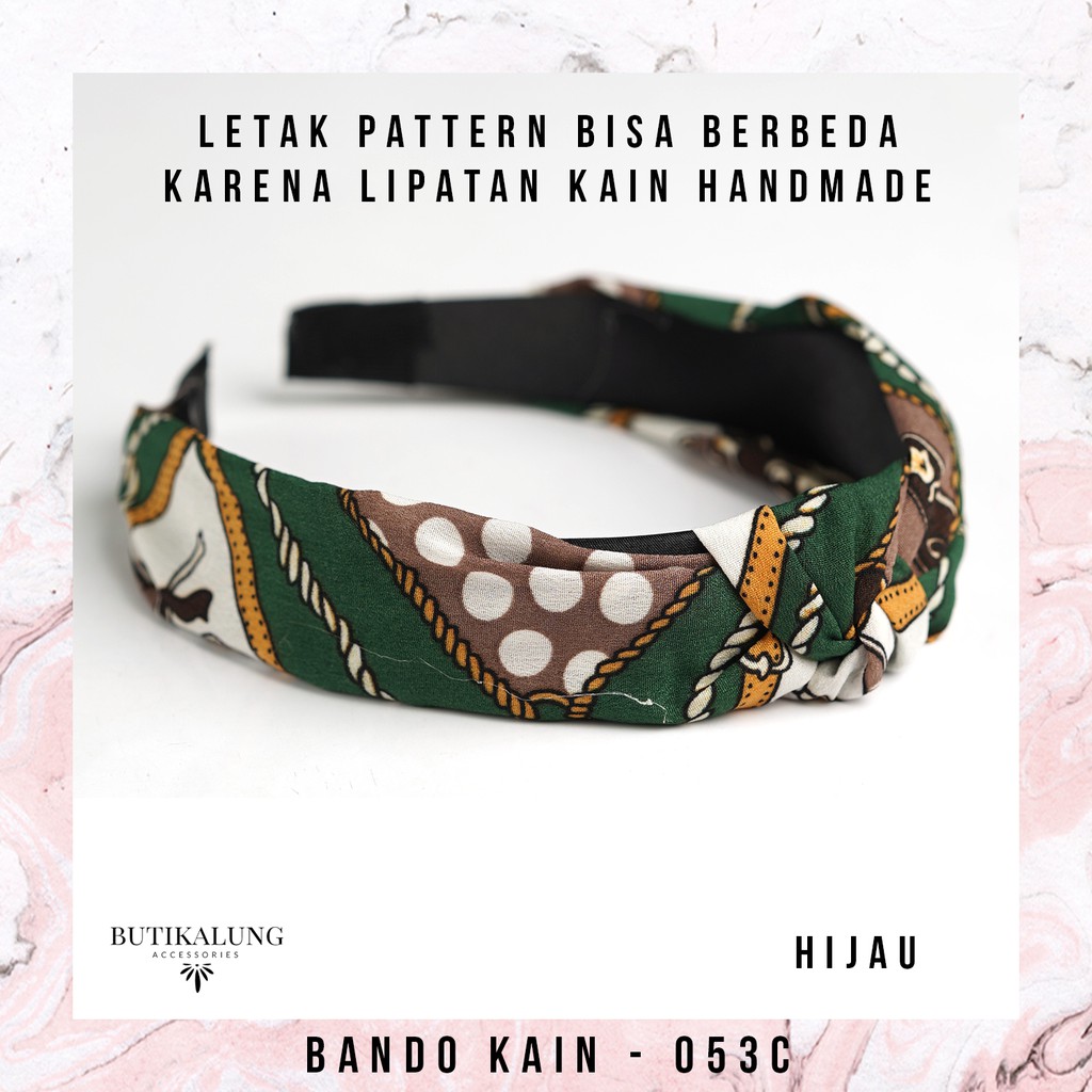 Bando Bandana Rambut Headband Kain Ikat Aksesoris Rambut 053