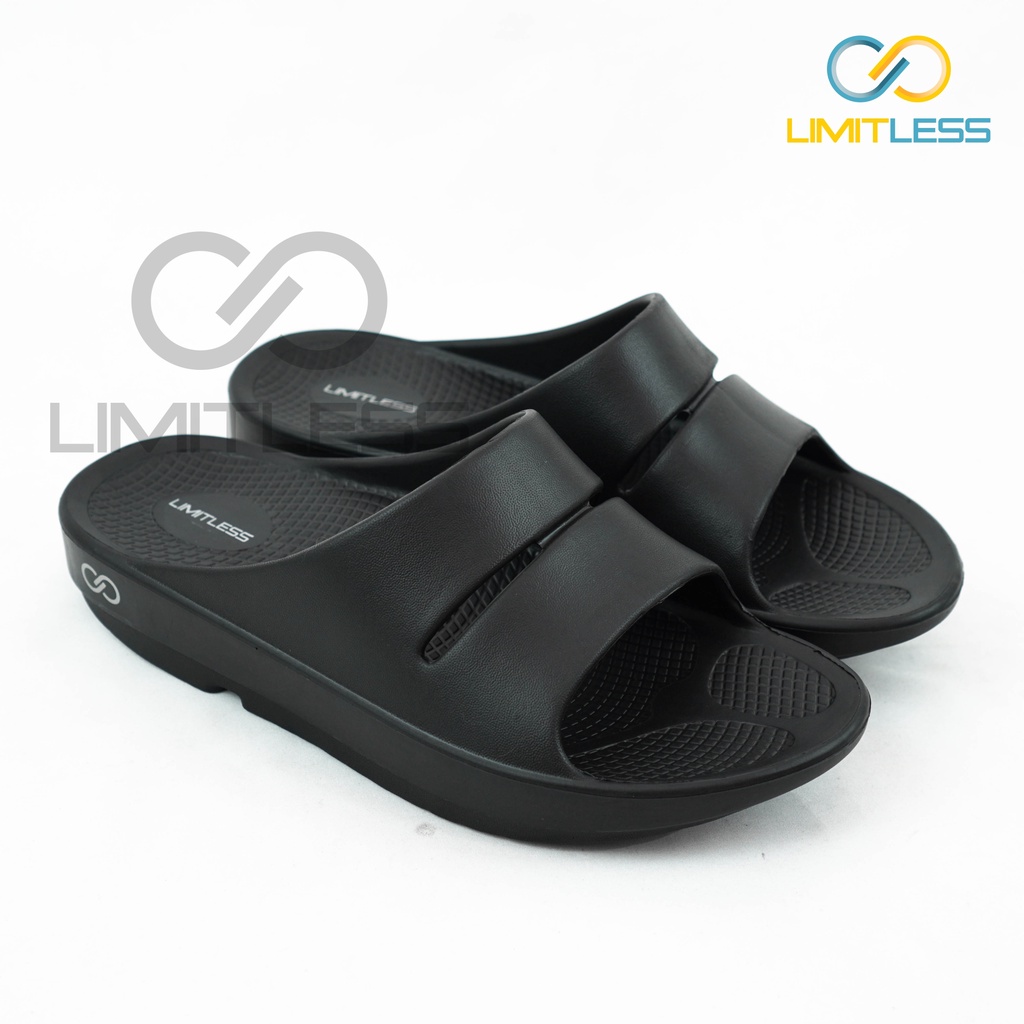 Sandal Selop Pria Dewasa Casual Sendal Pria Distro Empuk Slide Comfortable Sandal Cowok Slip On Terbaru