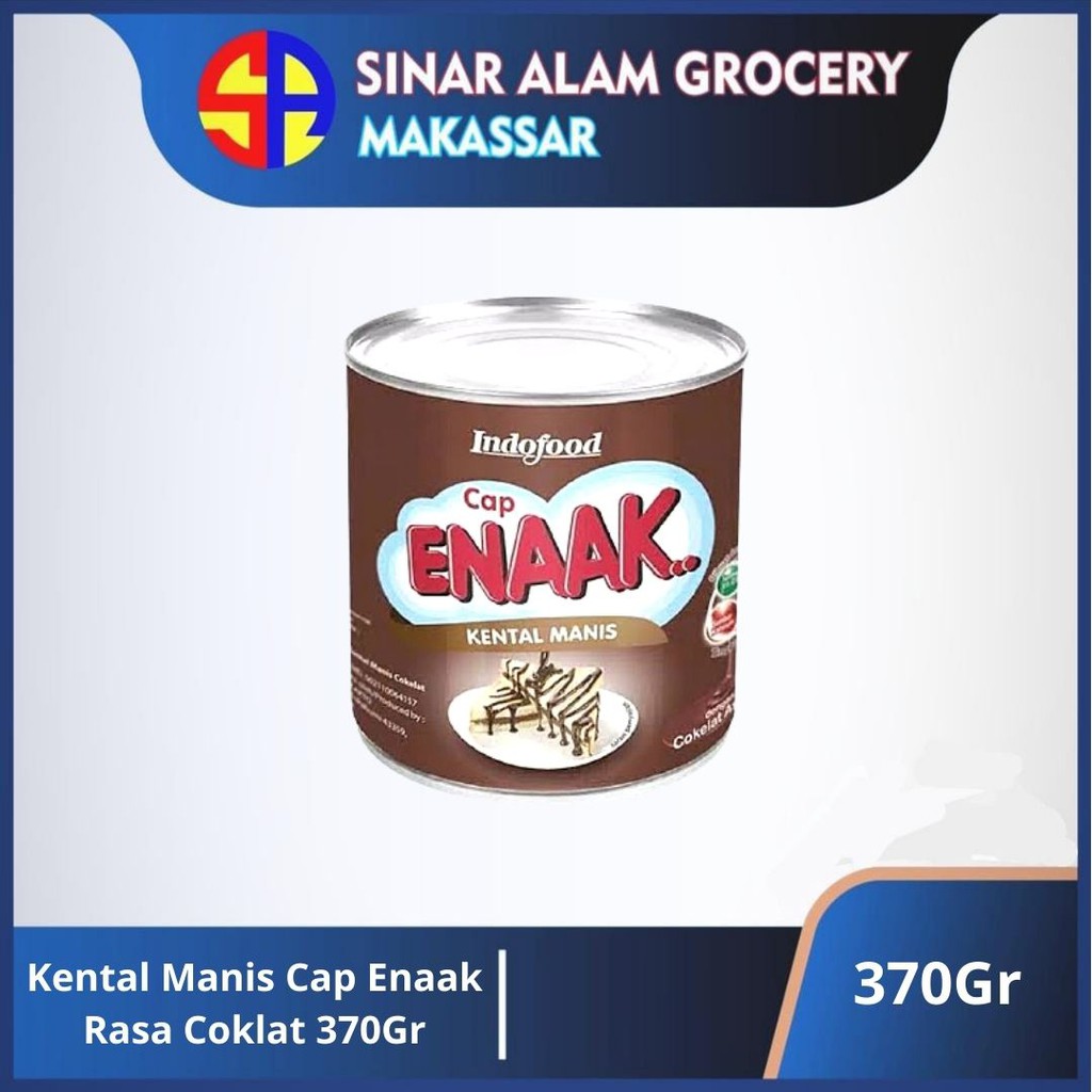 

Kental Manis Cap Enaak Rasa Coklat 370Gr