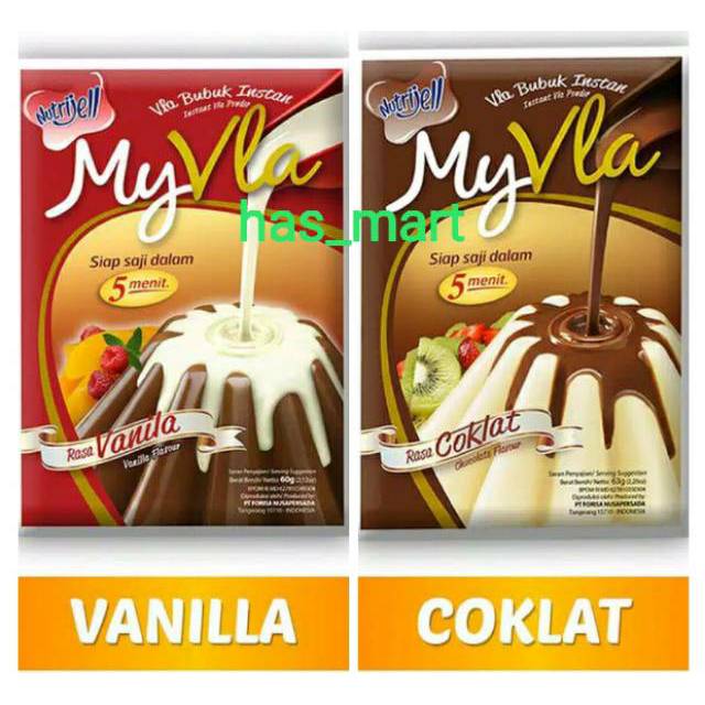 

NUTRIJELL my vla bubuk 60 gram coklat/vanilla